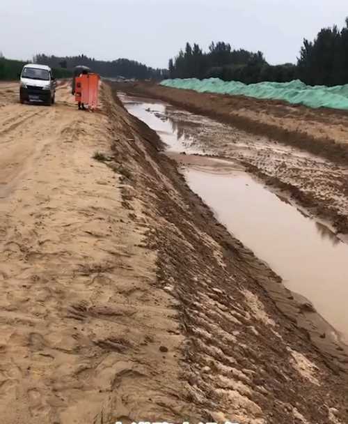德州陵城区河道降水